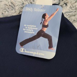 NWT CHAMPION BODY BALANCE WOMENS NAVY BLUE DRAWSTRING WORKOUT SHORTS